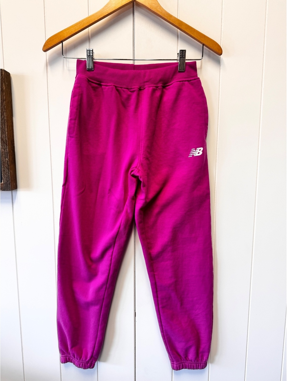 New Balance bright pink jogger sweatpants